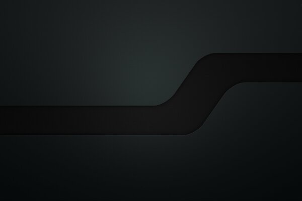 Curved strip of dark background