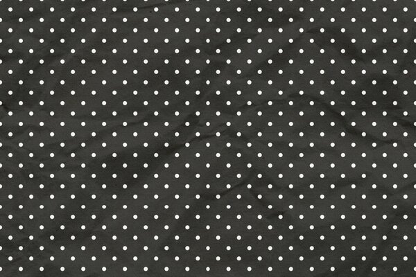 Base noire à pois blancs