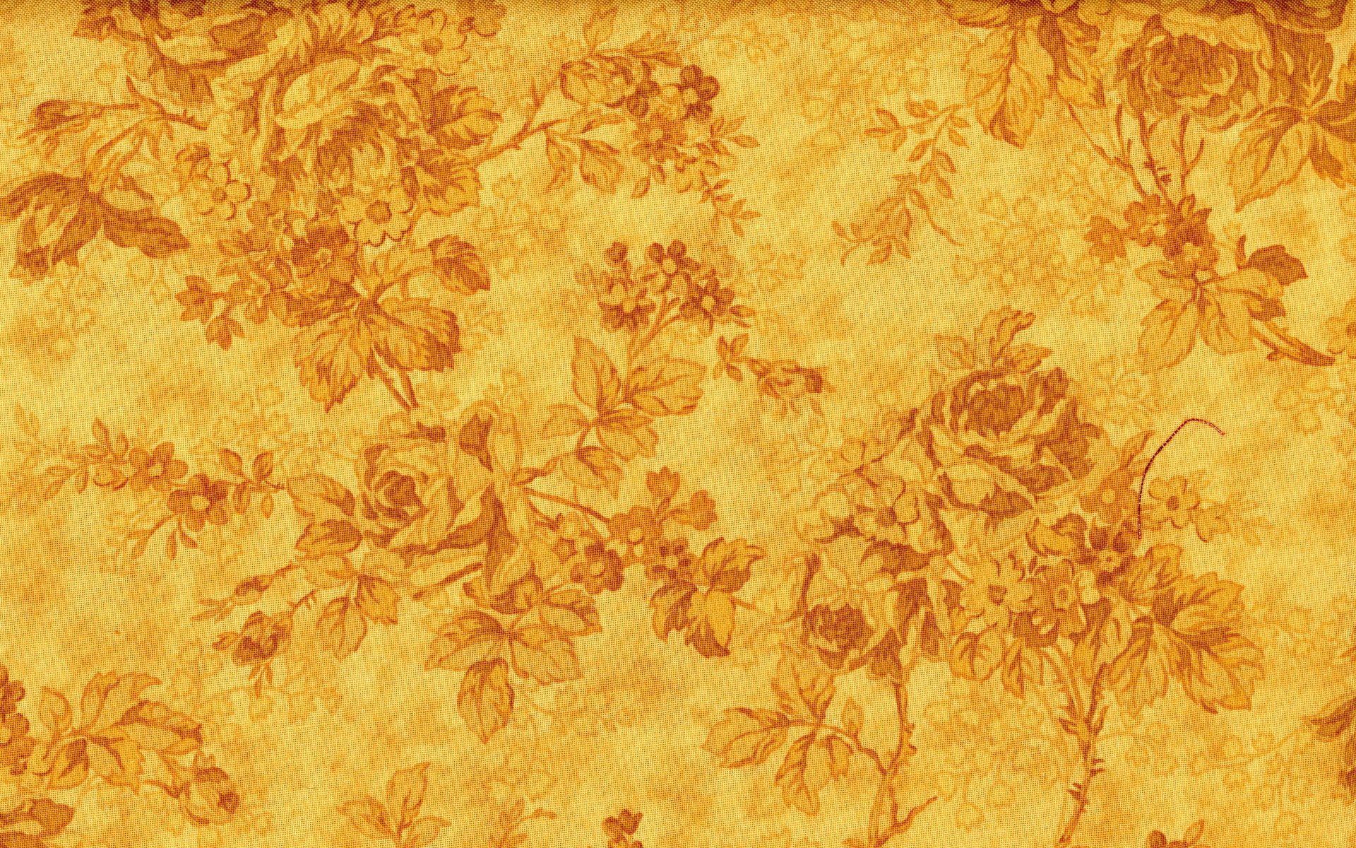 textur hintergrund blumen muster gelb gold