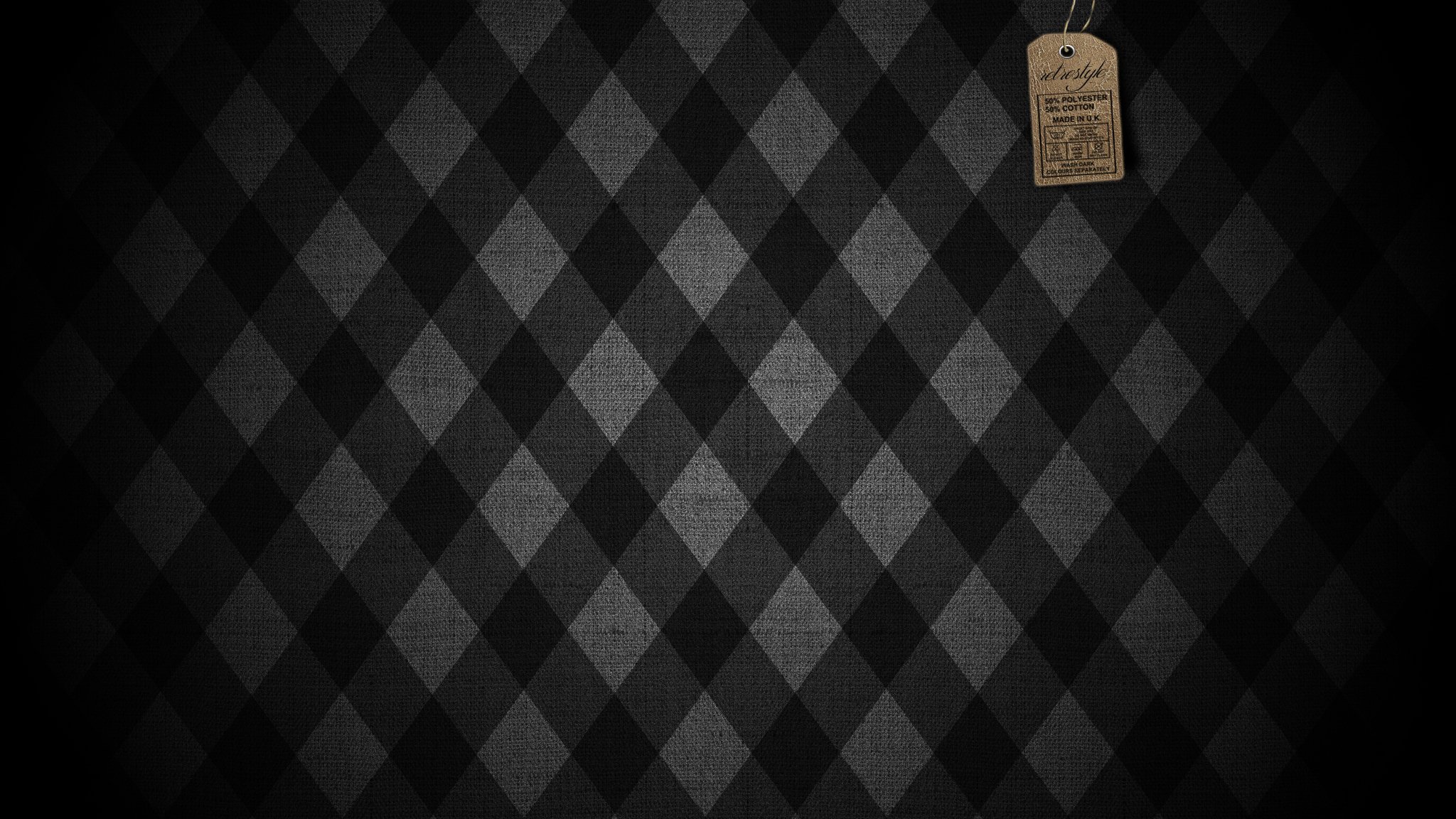 retro cloth cell tag texture style