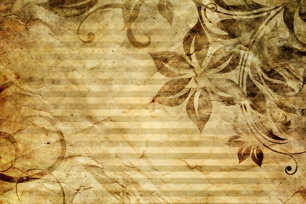 Texture de toile de Lin et motif dessus