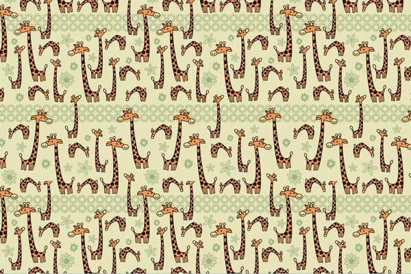 Texture beige con giraffe. Umorismo