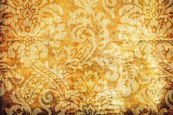 Yellow texture pattern fabric model