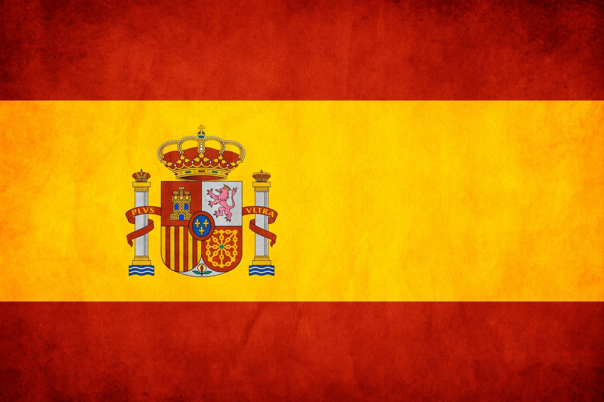 spanien flagge rot