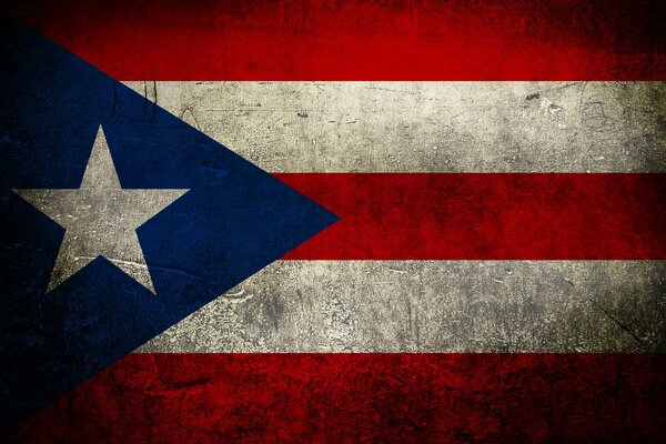 A star on the flag of Puerto Rico