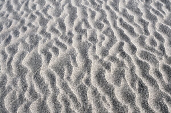 Windspuren im Sand