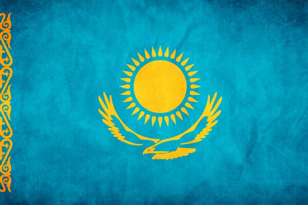 Drapeau du Kazakhstan libre