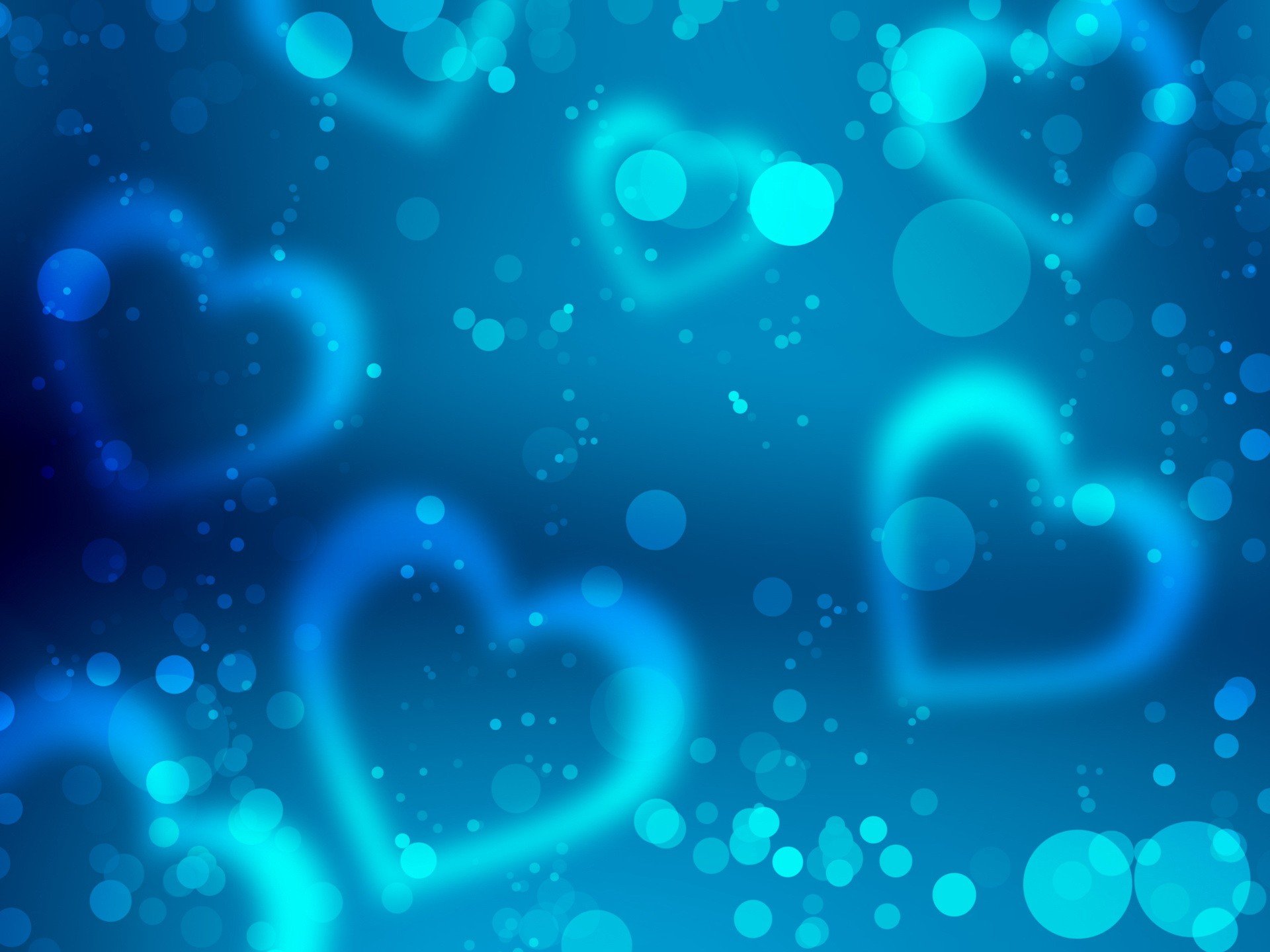 blue background heart