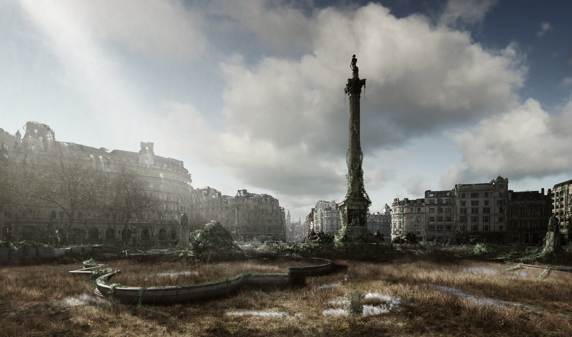 je suis une légende ville londres art