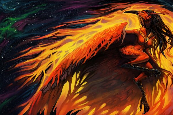 Phoenix und Feuerkunst