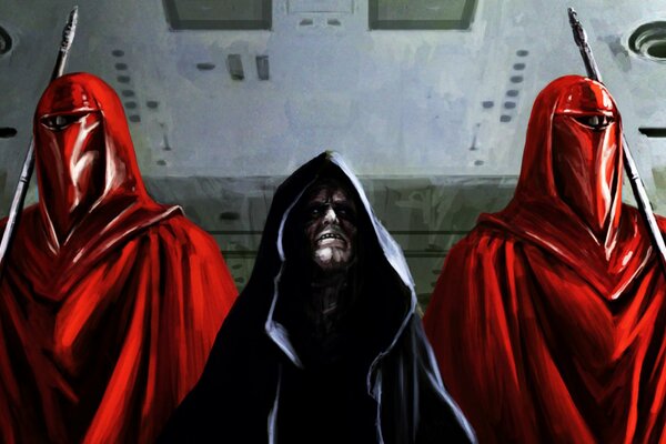 Palpatine et Dark de Star Wars