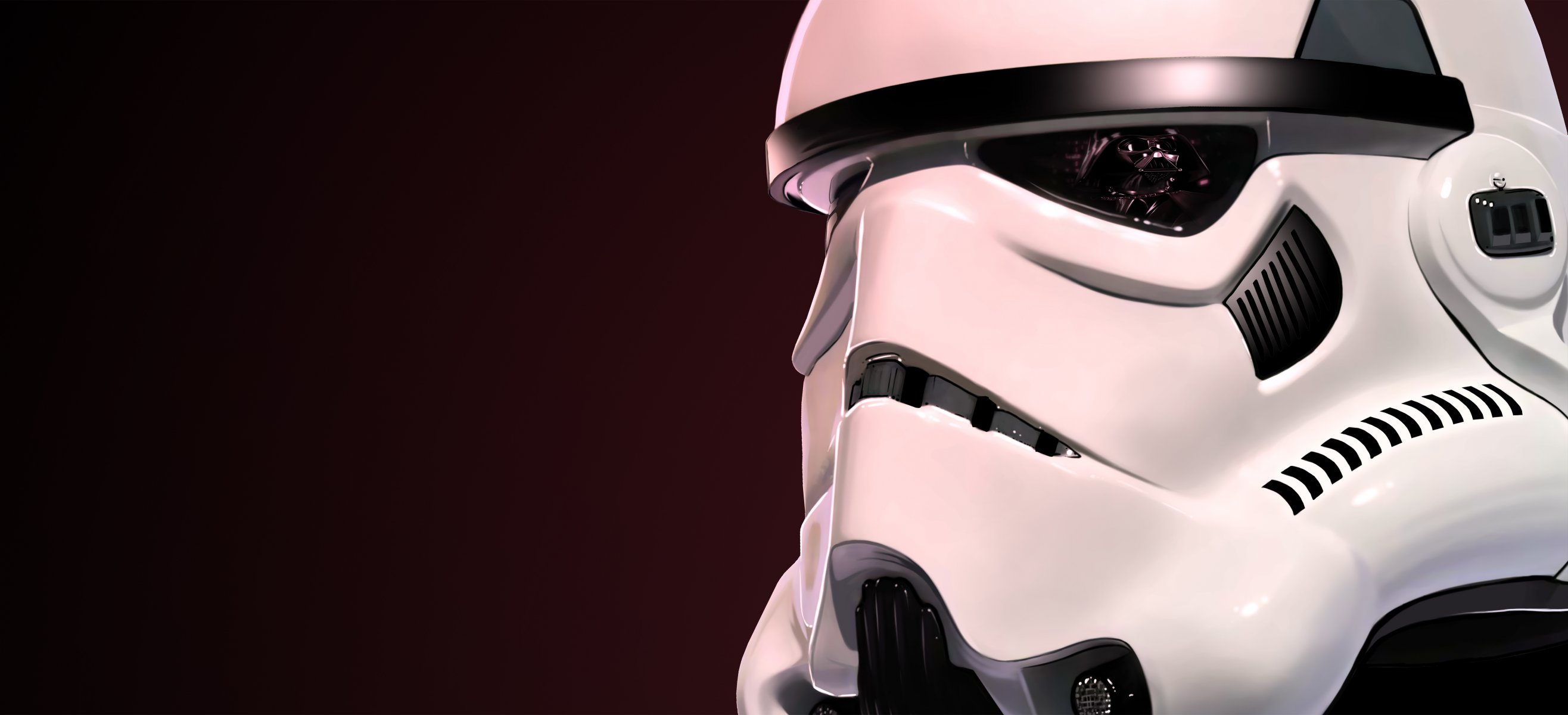 stormtrooper star wars casque réflexion clone darth vader