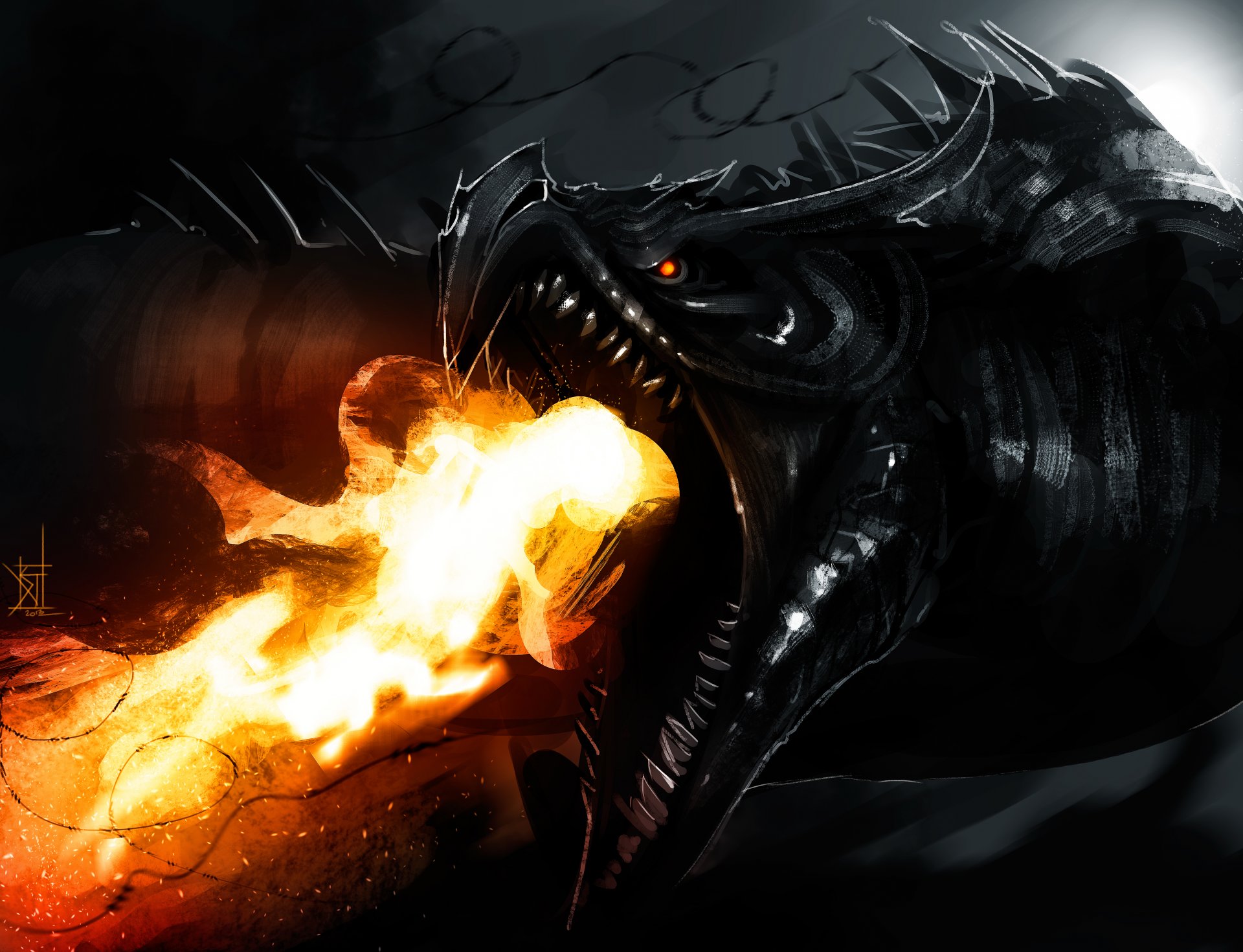 alduin por therisingsoul arte the elder scrolls v skyrim dragón llama