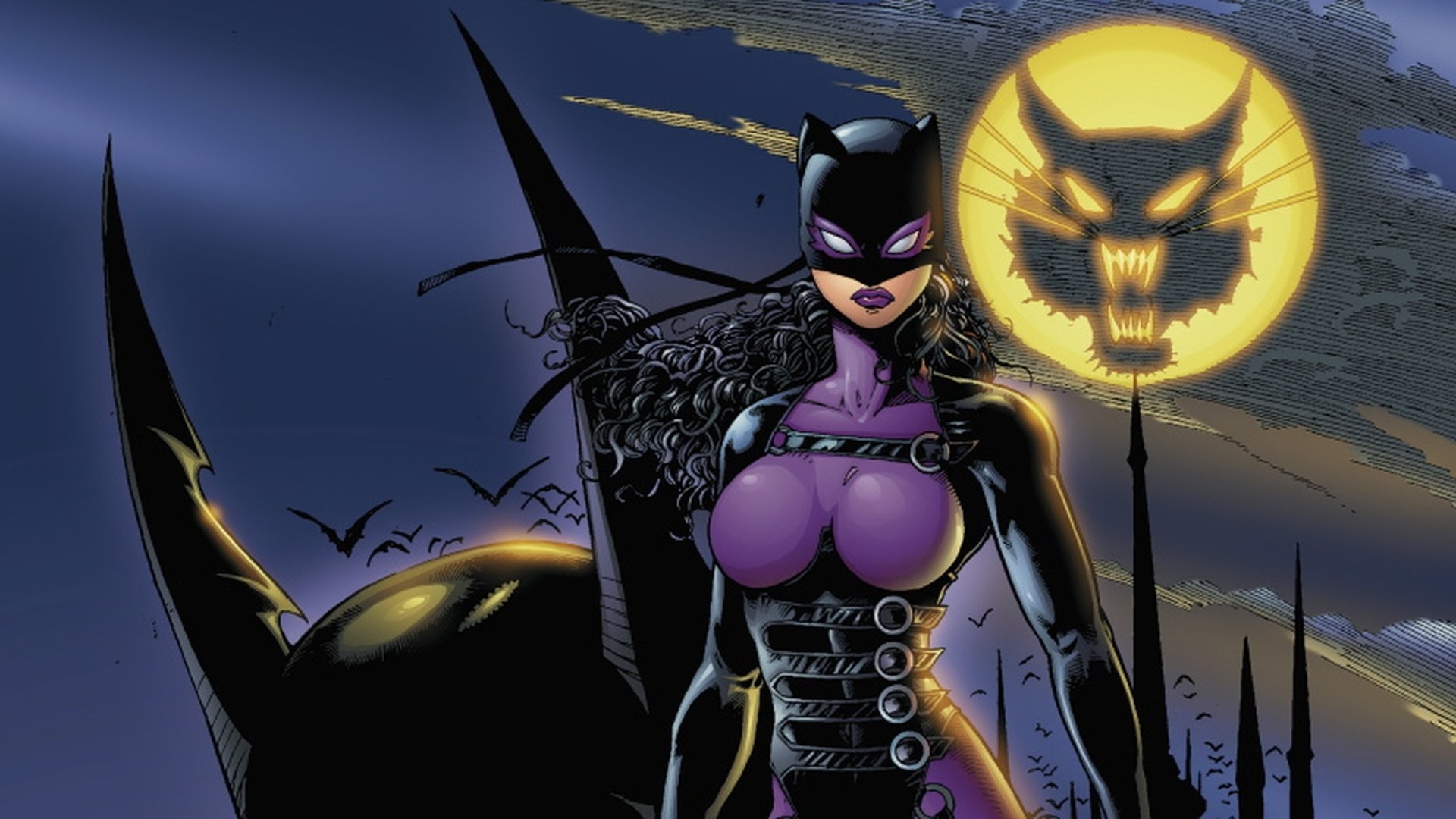 catwoman guardiano di gotham uniforme notte lattice