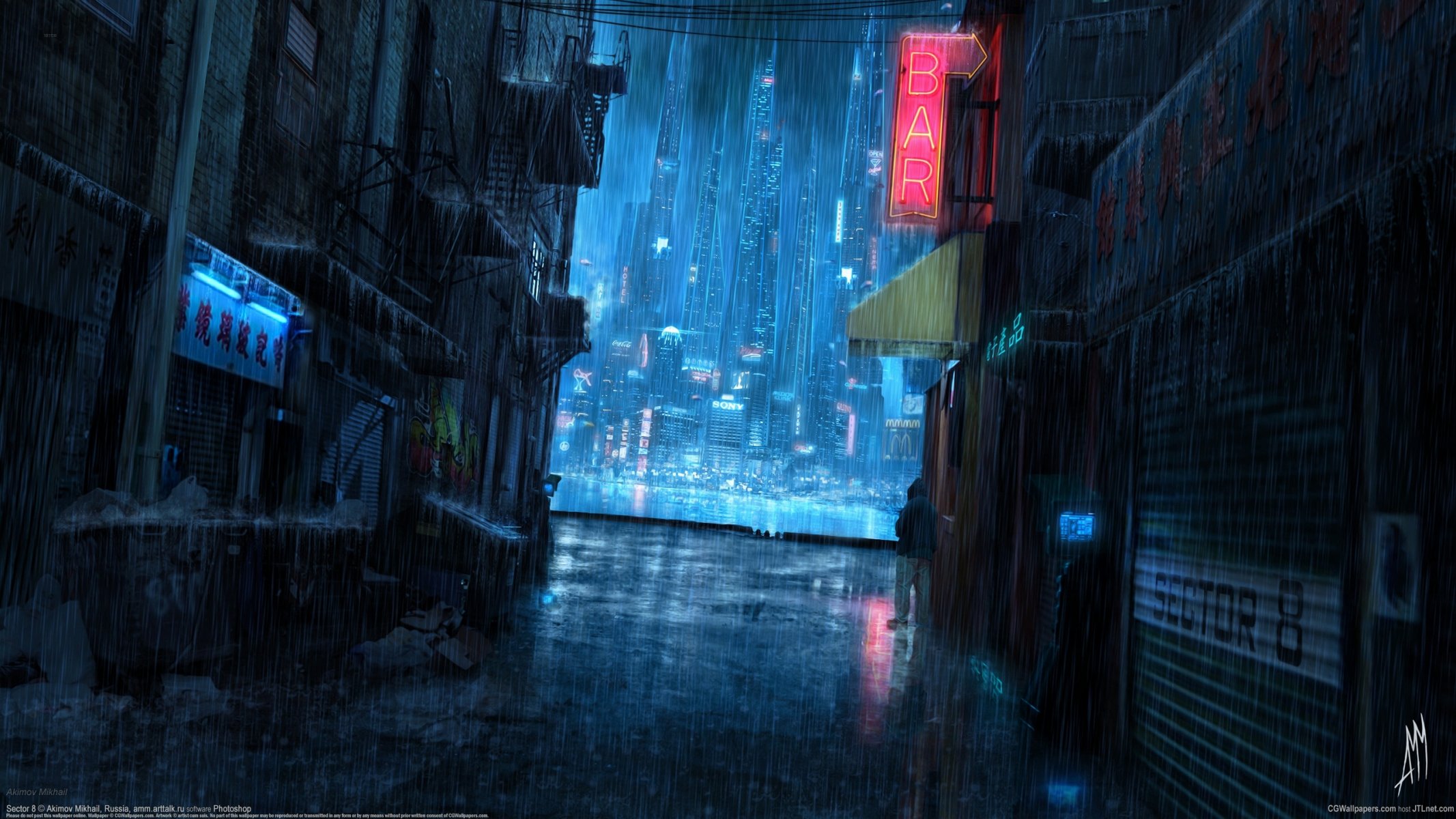 mikhail akimov mikhail akimov stadt nacht regen