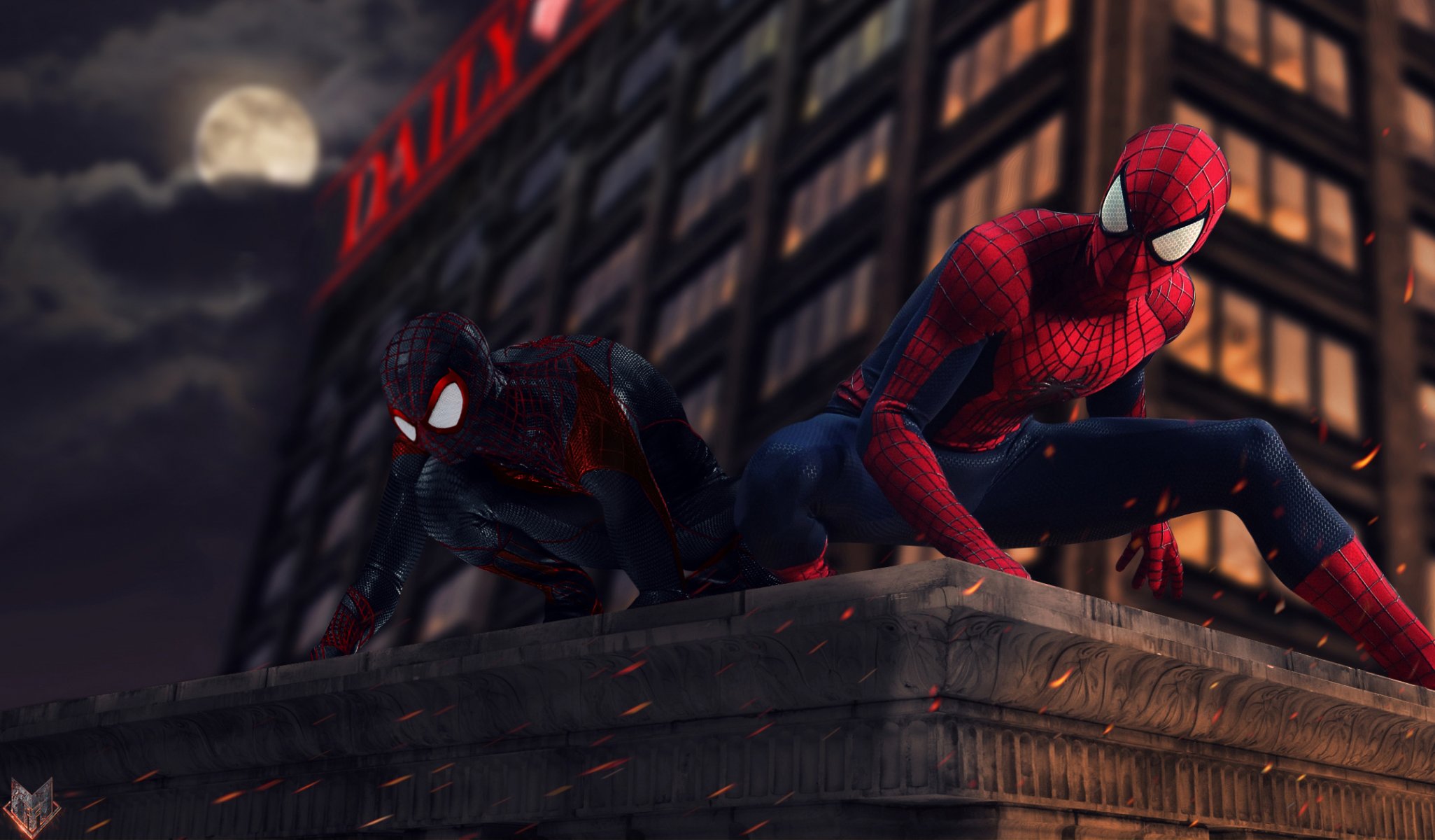 pider-man miles morales marvel peter parker