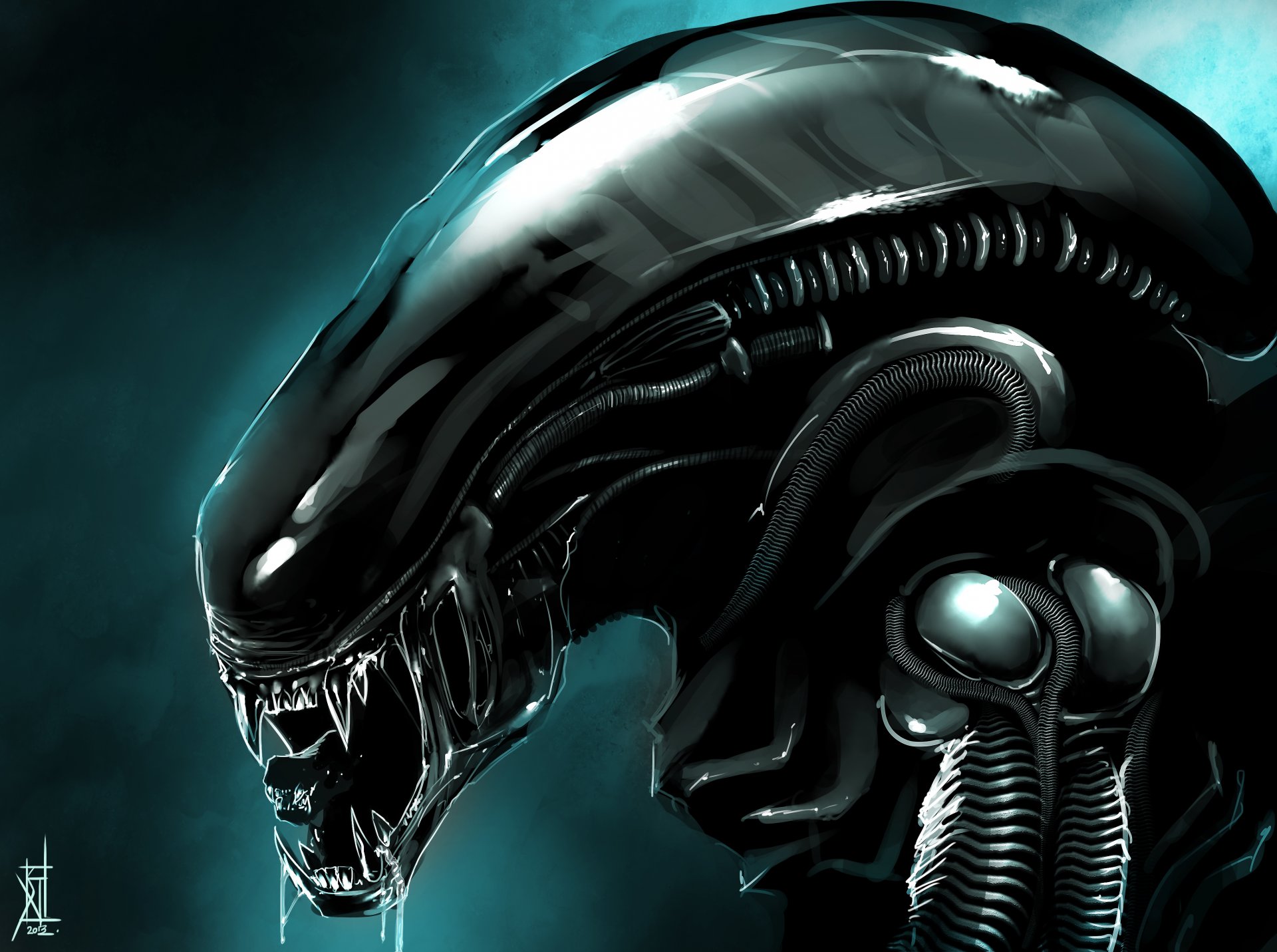 xenomorph por therisingsoul arte extranjero extranjero