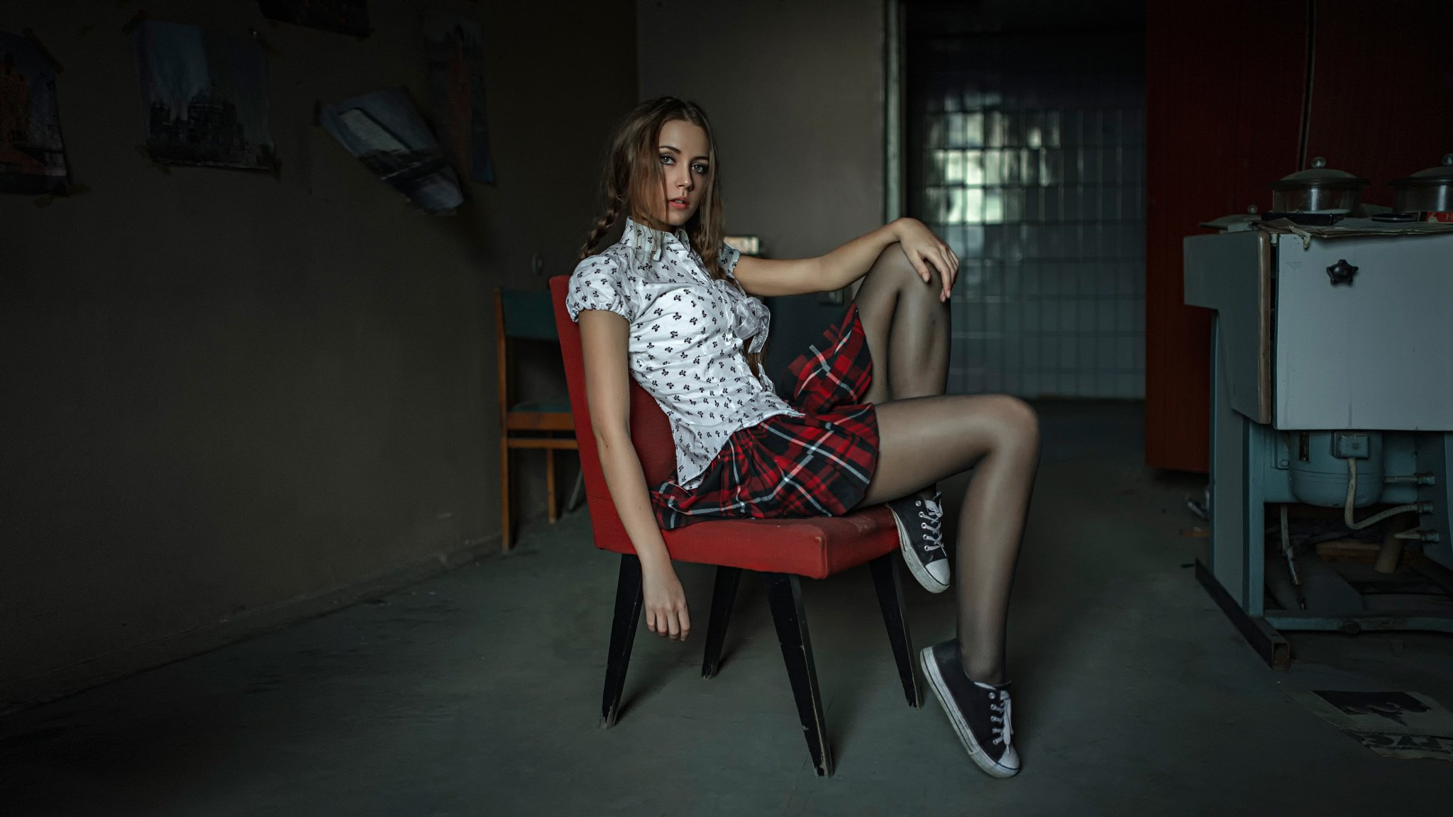 kseniya kseniya kokoreva shirt skirt feet george chernyad ev