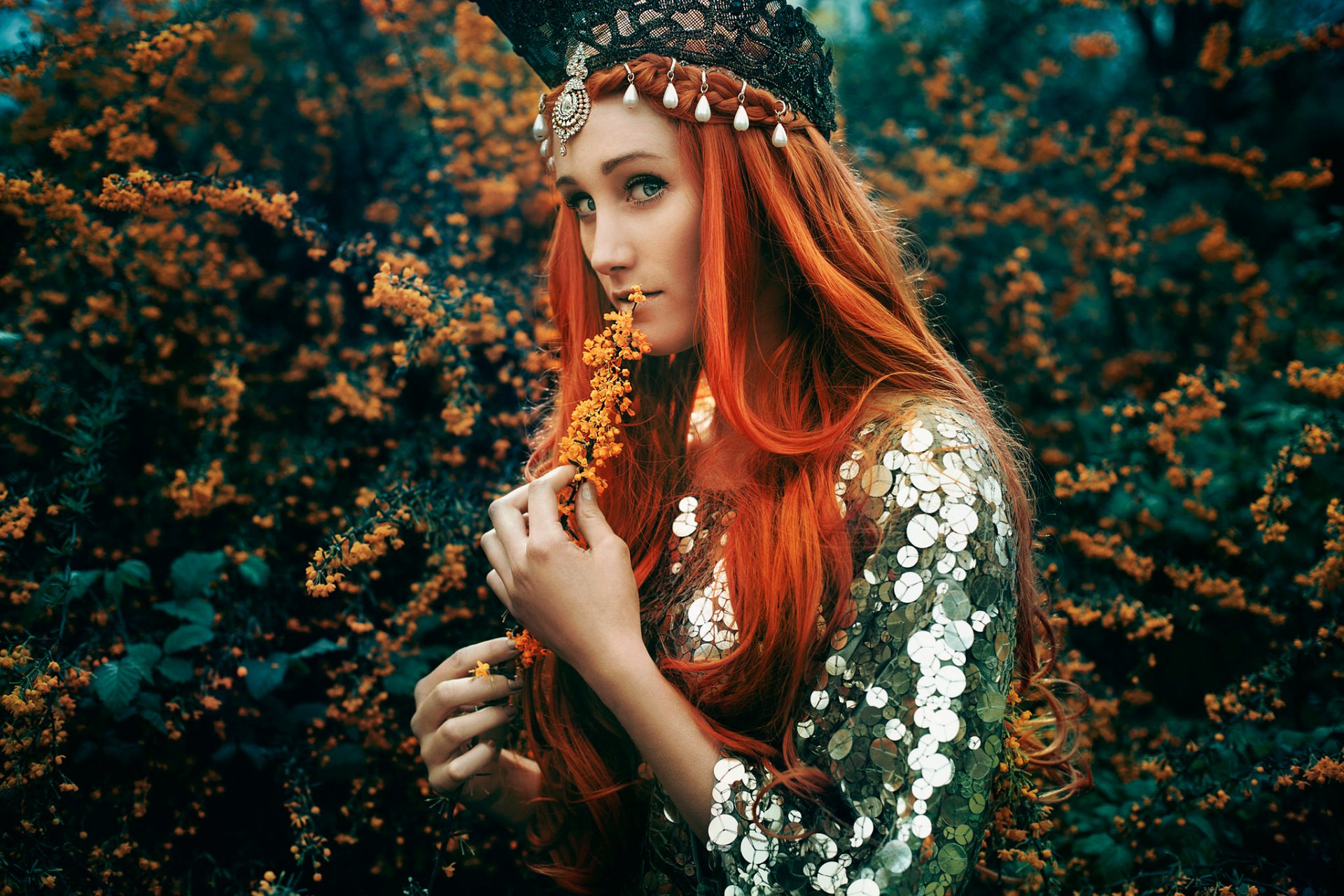 bella kotak the tempest red-haired girl decoration bloom