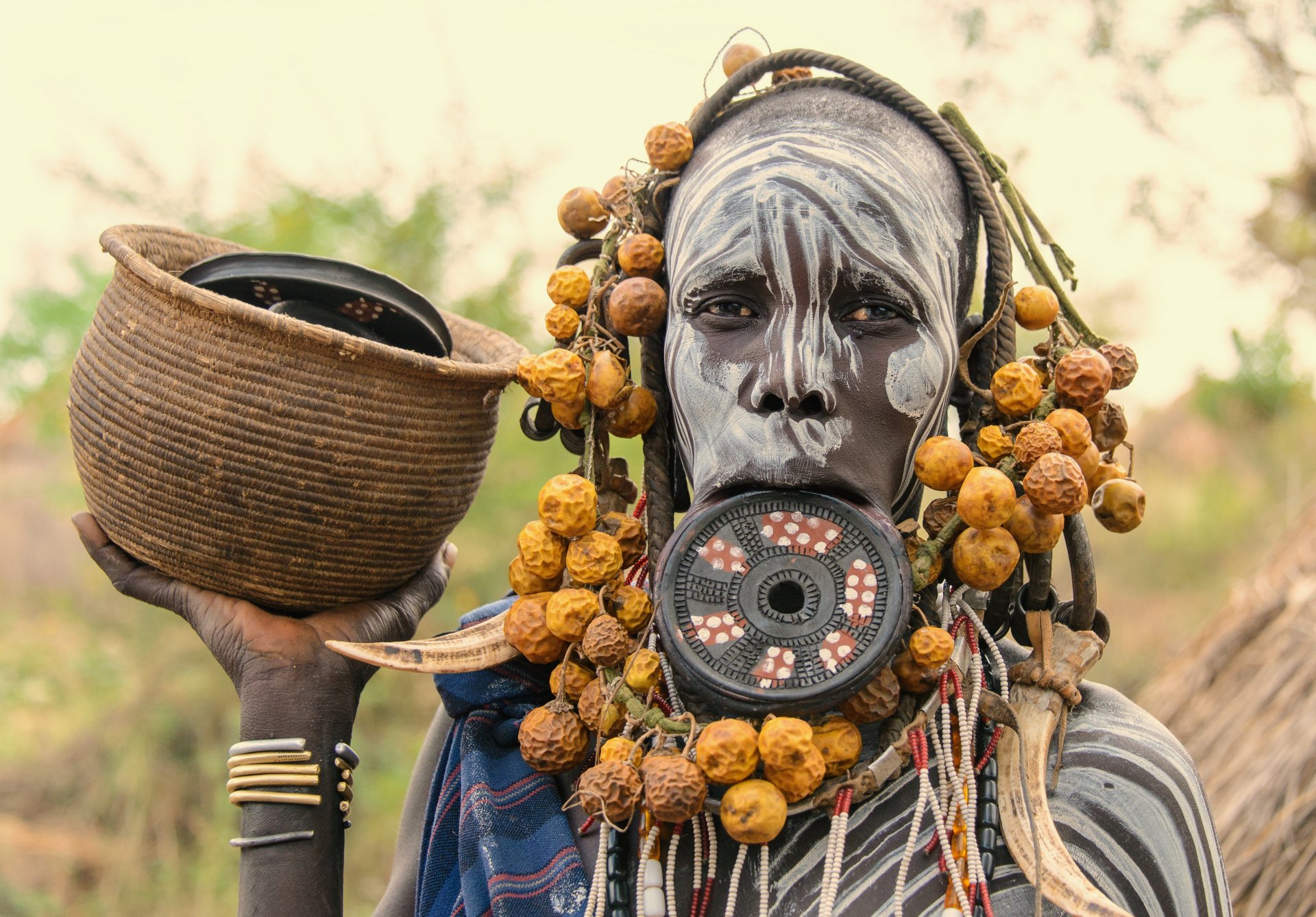 etiopia dziewczyna portret