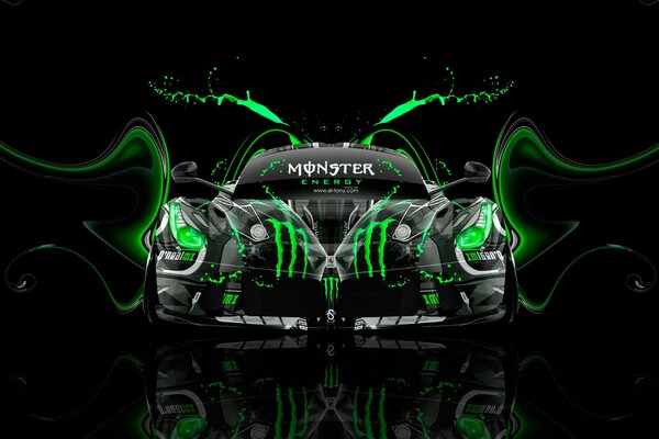 Rysunek artystyczny Monster energy