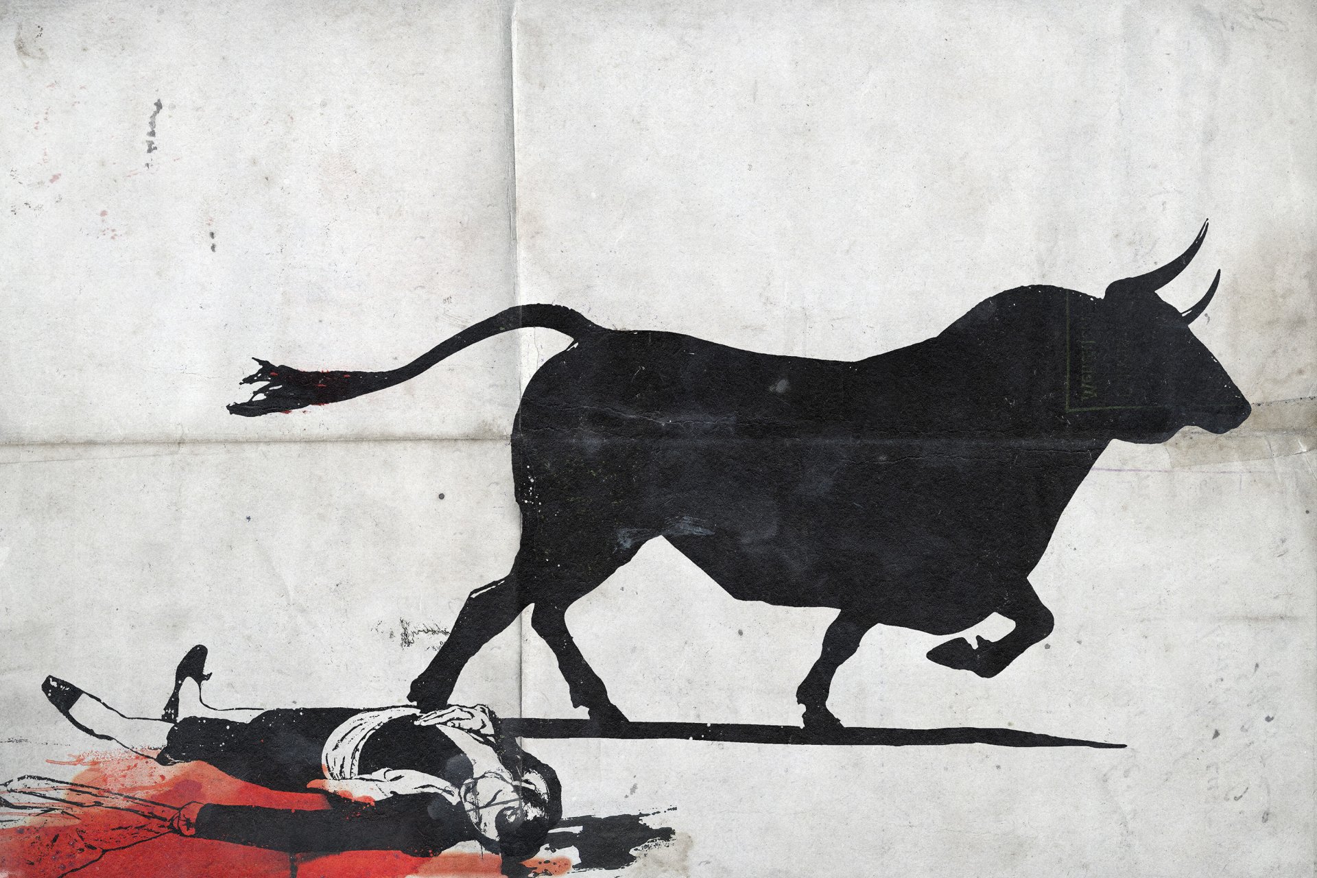 corrida pelea toro matador torero torero sangre muerte