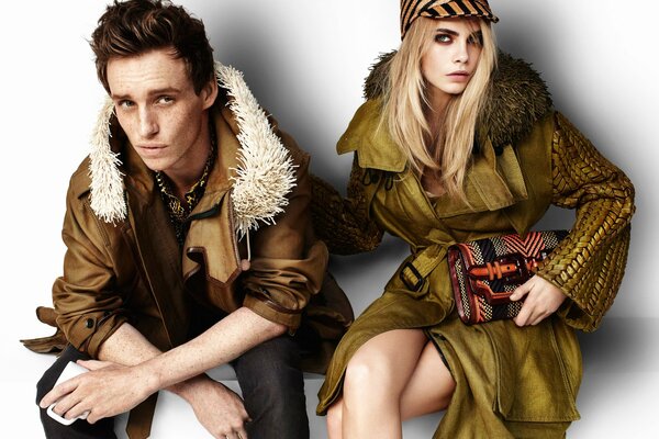 Eddie Redmayne Delevingne Modeling