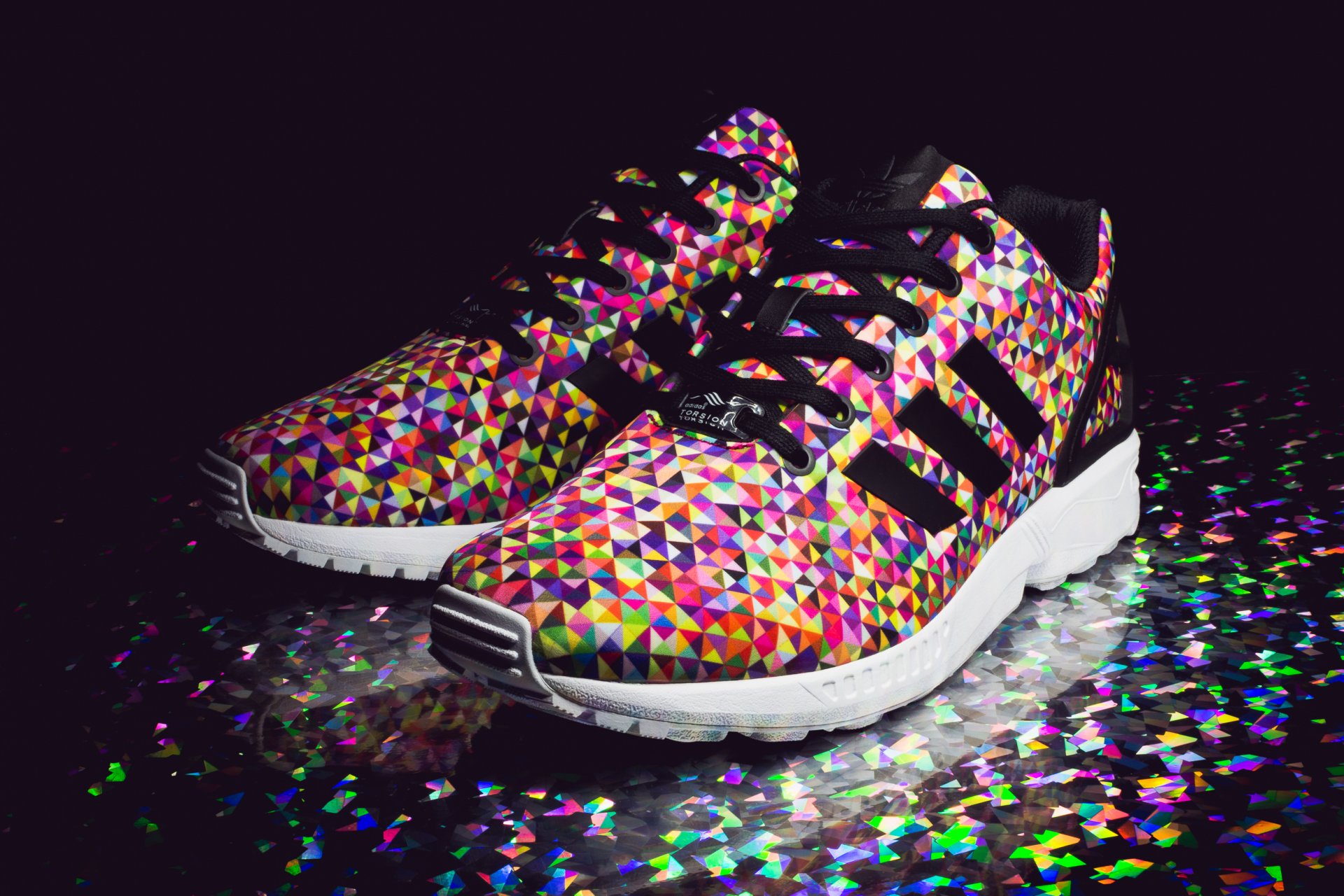 adidas zx flux multicolore prismes baskets adidas