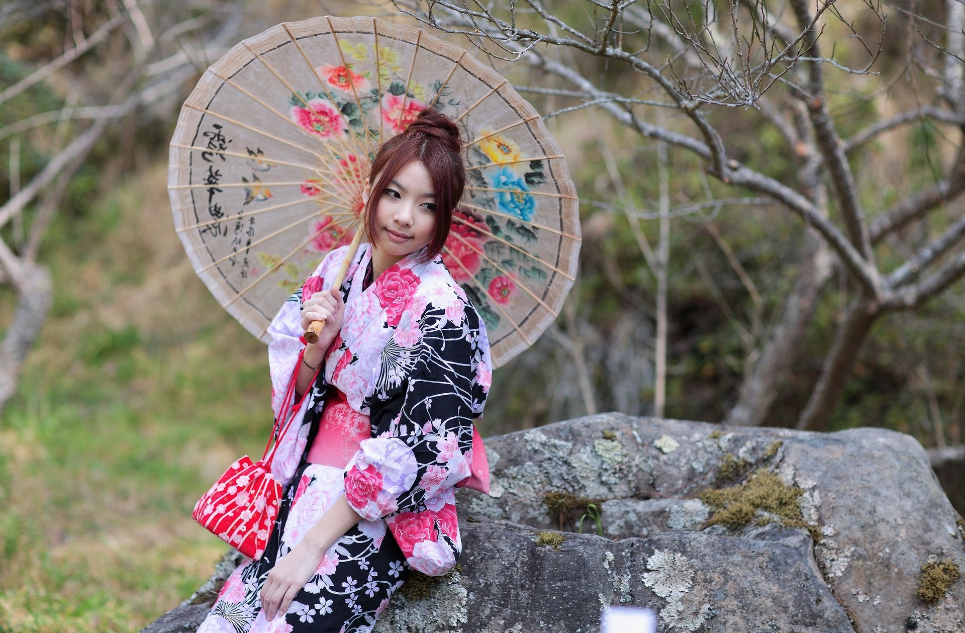 girl asian dress umbrella style asian girl outfit