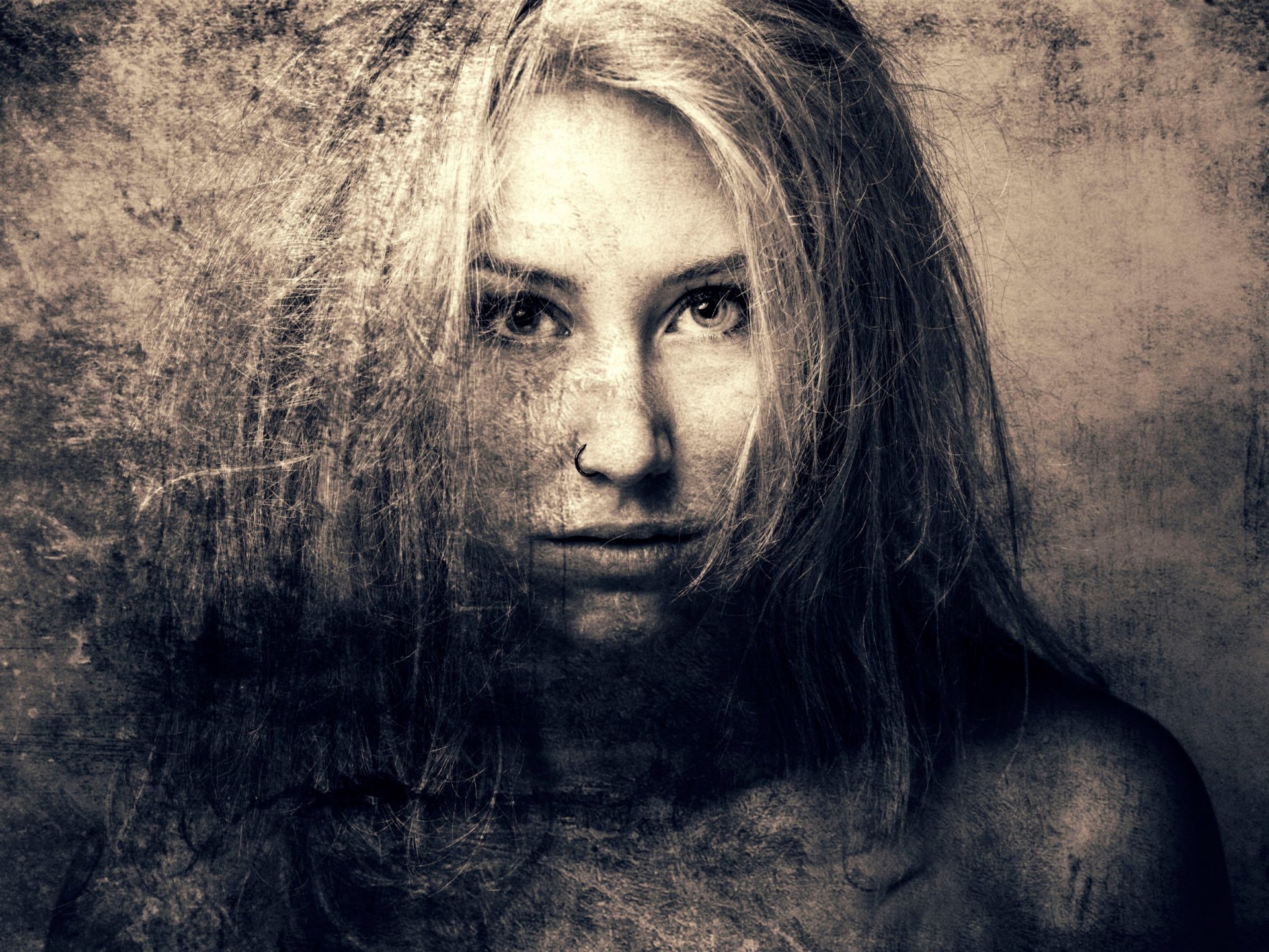 portrait art view texture