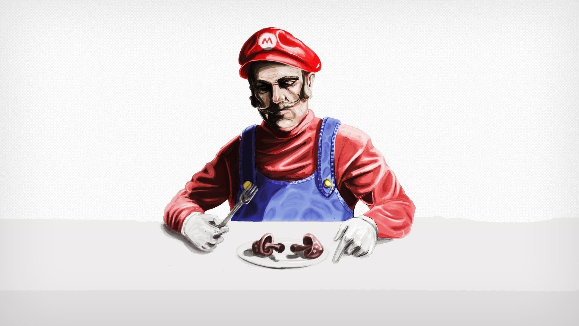 super mario nintendo mangiare gioco rosso forcella