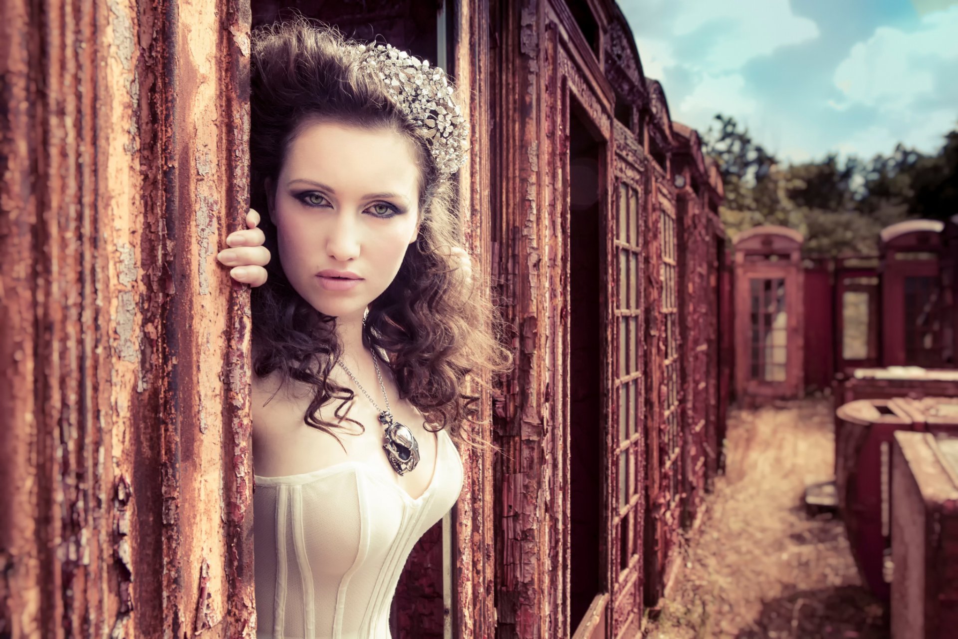 bellezza in scatole steampunk vintage