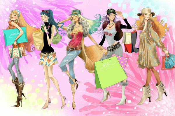 Art drawing for girls fashion cartoons