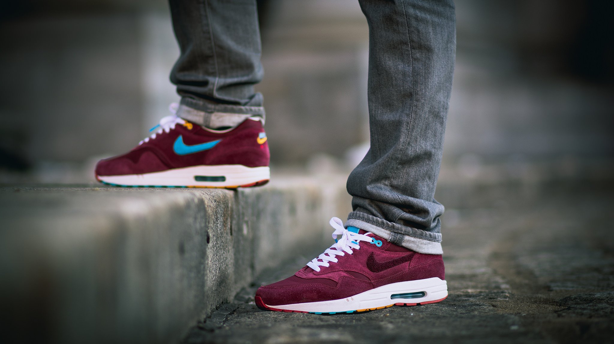 nike patta parra air max 1 dżinsy trampki