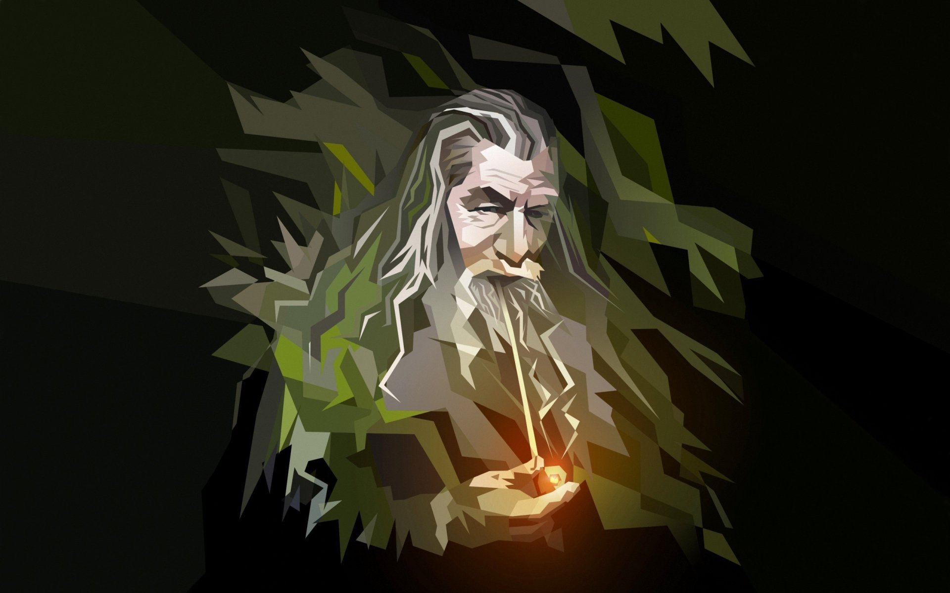 gandalf magicien art hobbit voyage inattendu hobbit voyage inattendu seigneur des anneaux tube herse vieil homme abstraite