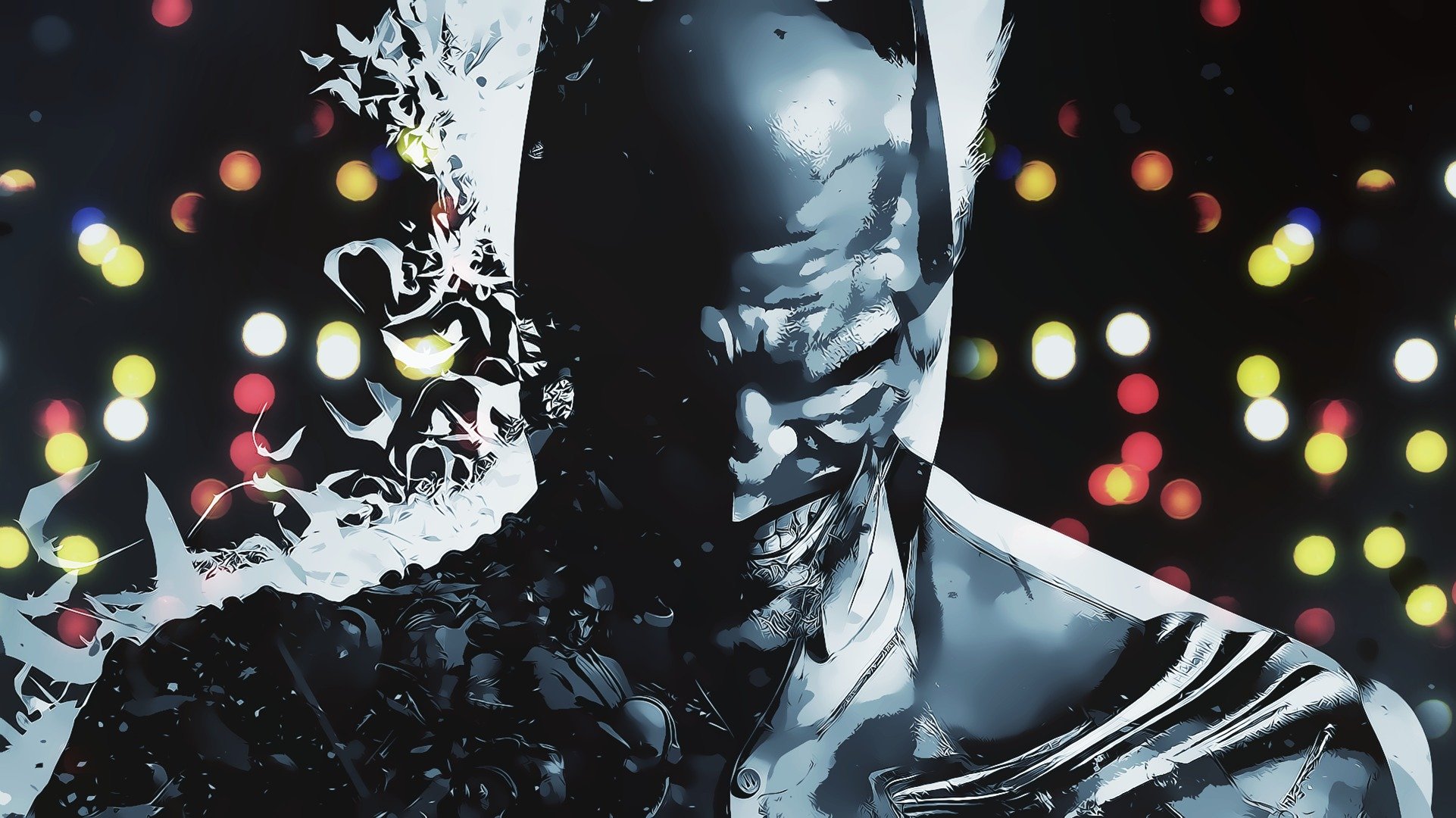 batman: arkham origins il burlone batman arte