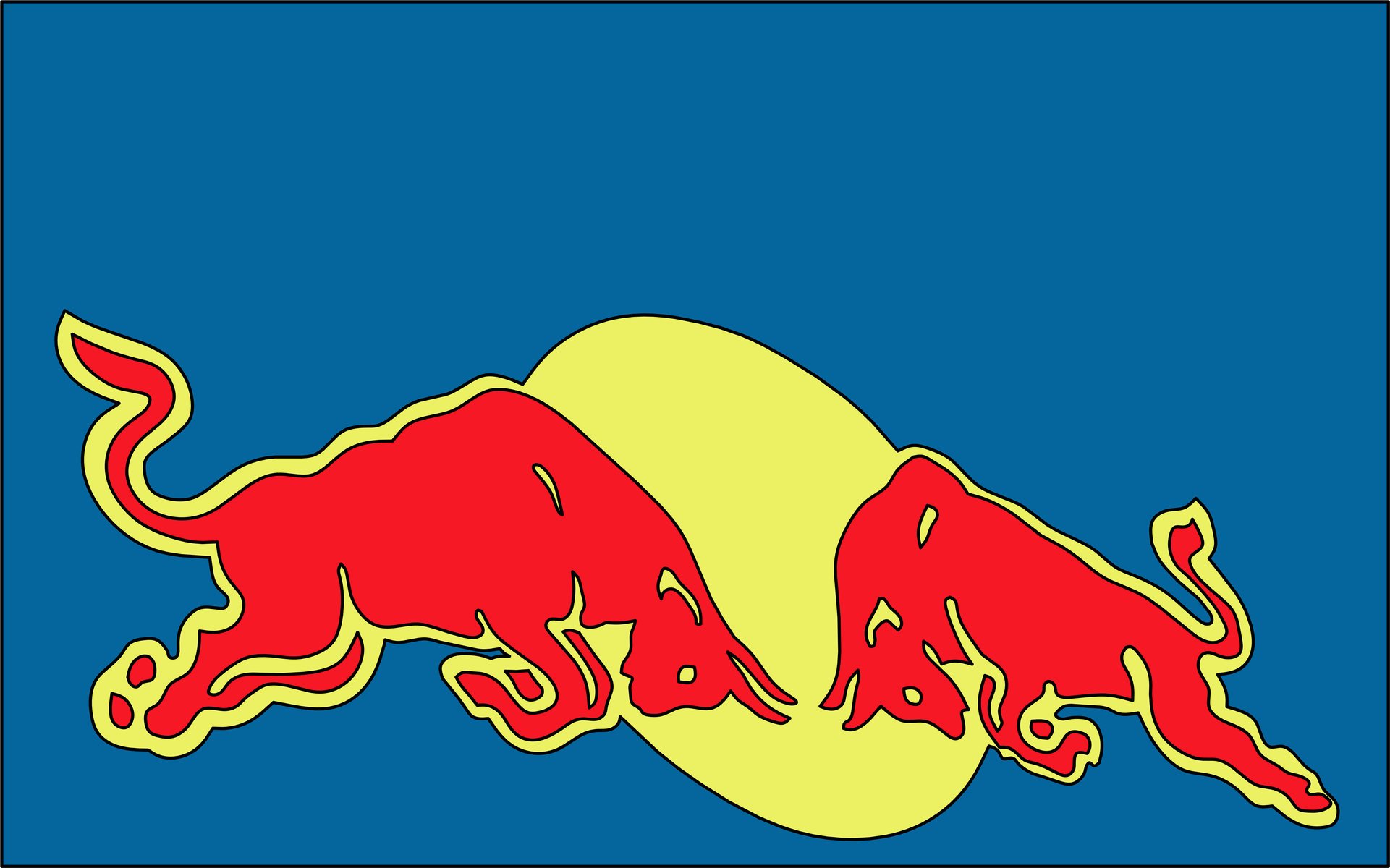 red bull design vector