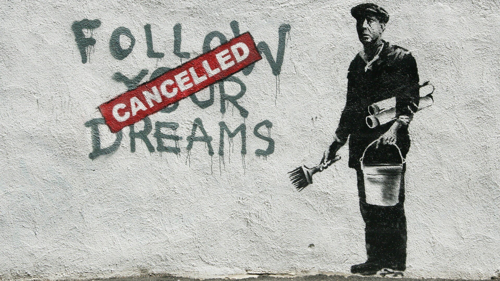 banksy graffiti mur