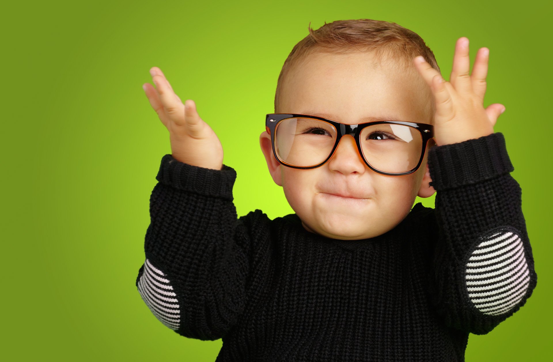 feliz bebé gafas sonrisa estilo bebé bebé divertido feliz ojos niños niño