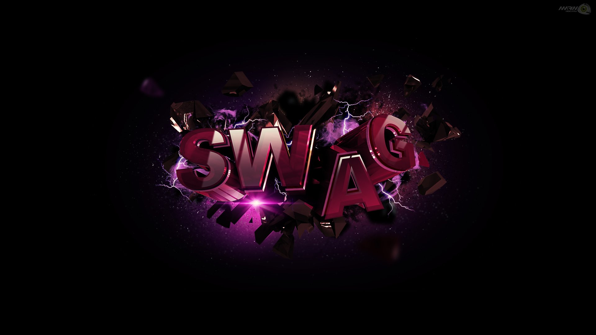 wag cool game 3d text effect render minimalism smash crash mocanu marin design marin mocanu