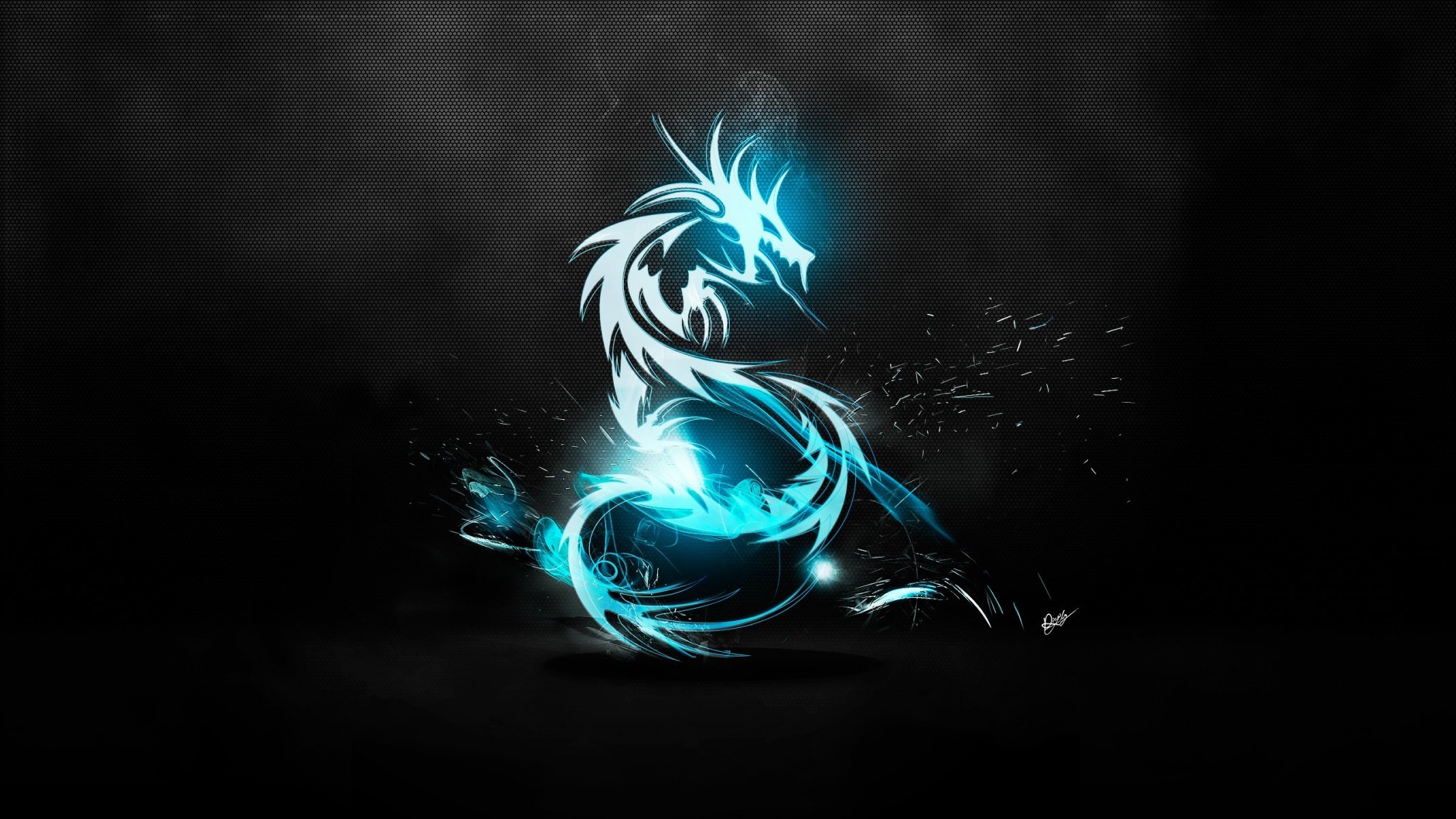 dragon dark background spark