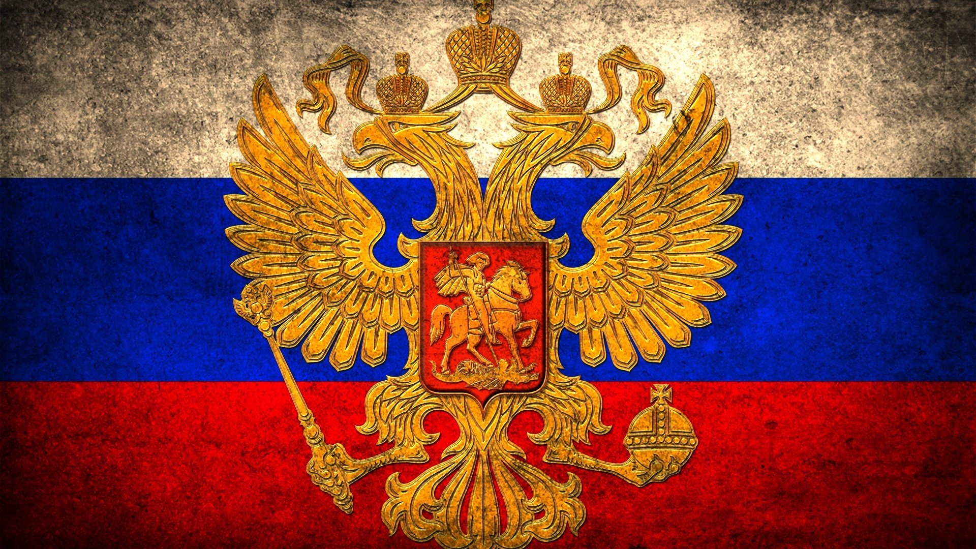 drapeau russie blason aigle à deux têtes