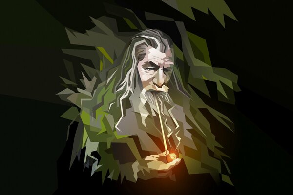 Art Gandalf aus dem Film Herr der Ringe