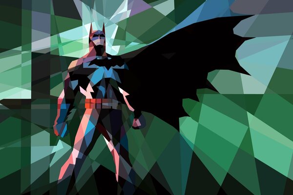 Beautiful Batman mosaic for desktop