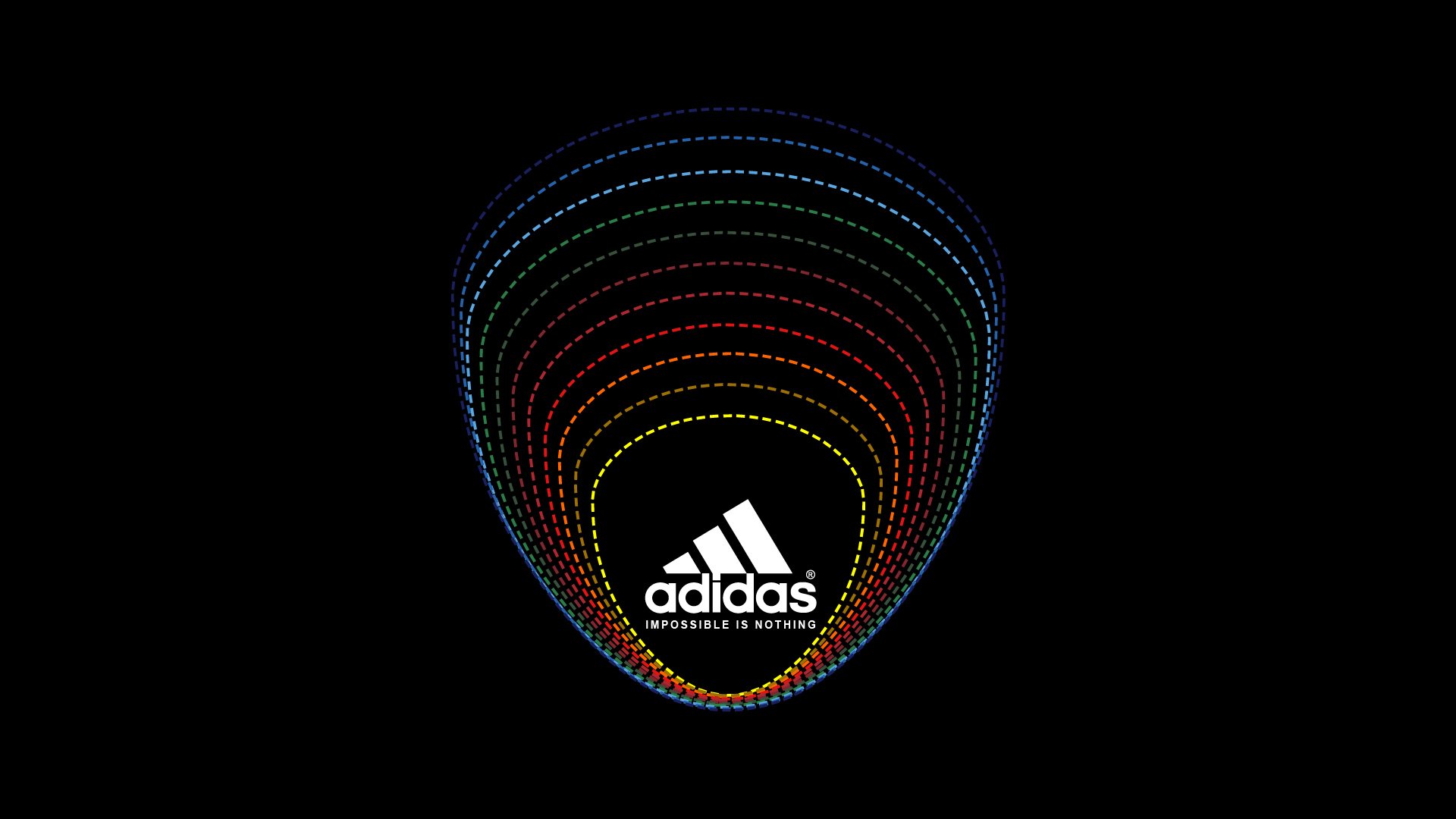 adidas adidas clásico fondo negro logotipo