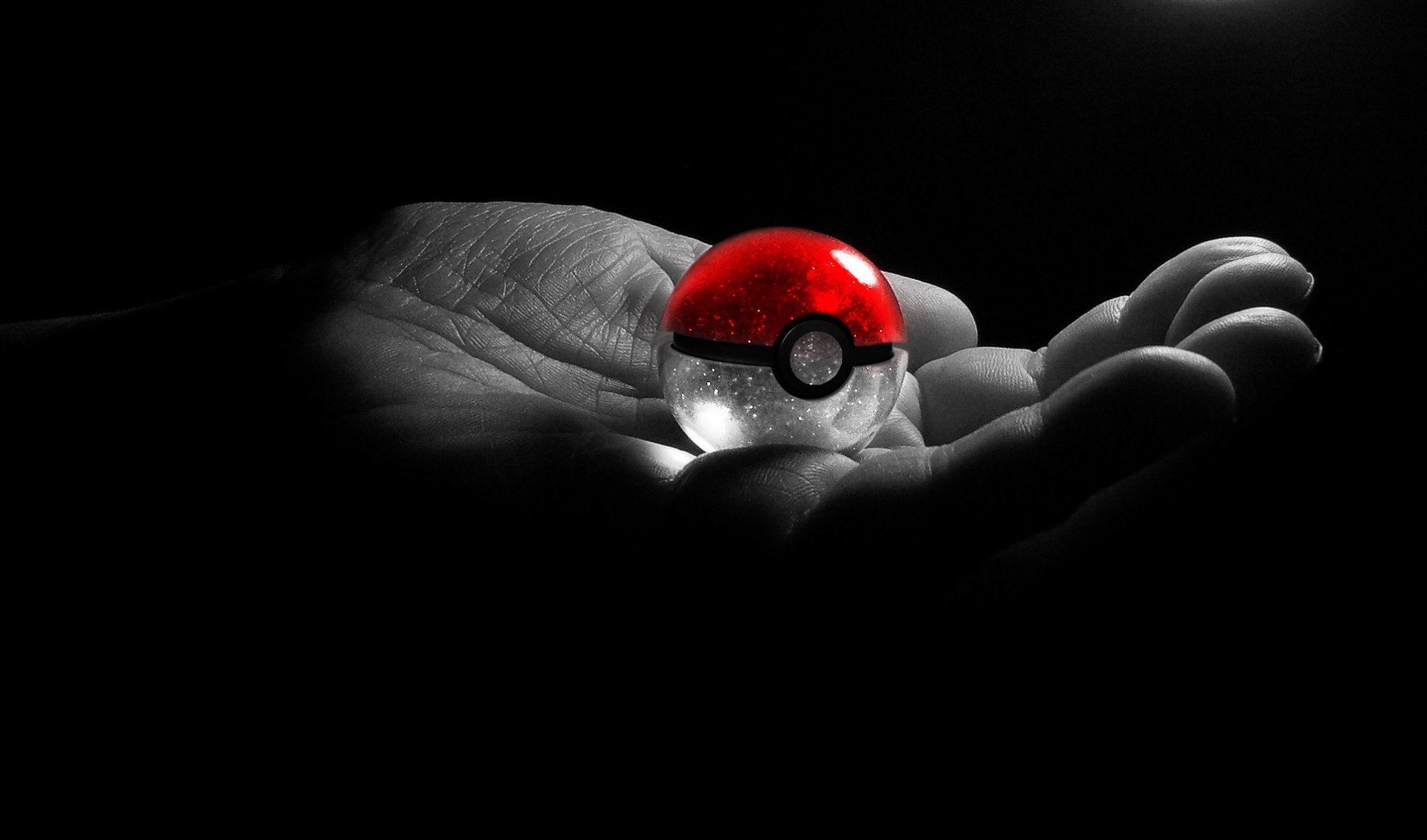 main boule pokeball