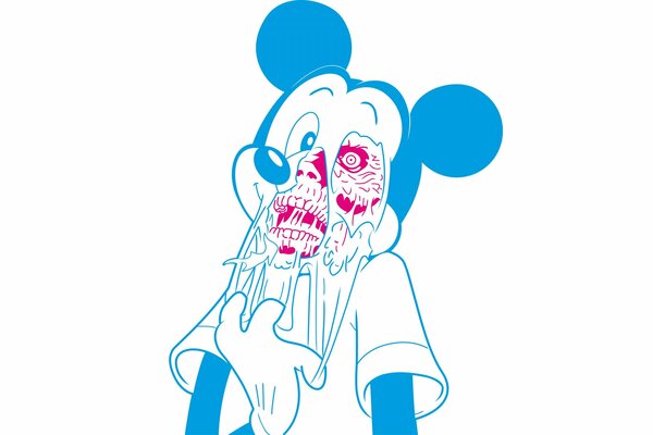 Art art mickey mouse zombies