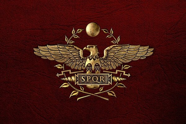 The eagle is a symbol of the Roman Empire