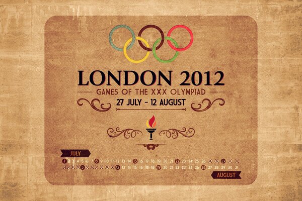 Plakette der Olympischen Spiele 2012 in London