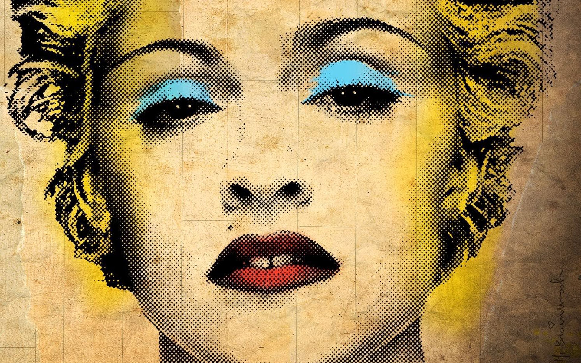 inger madonna face aging texture style